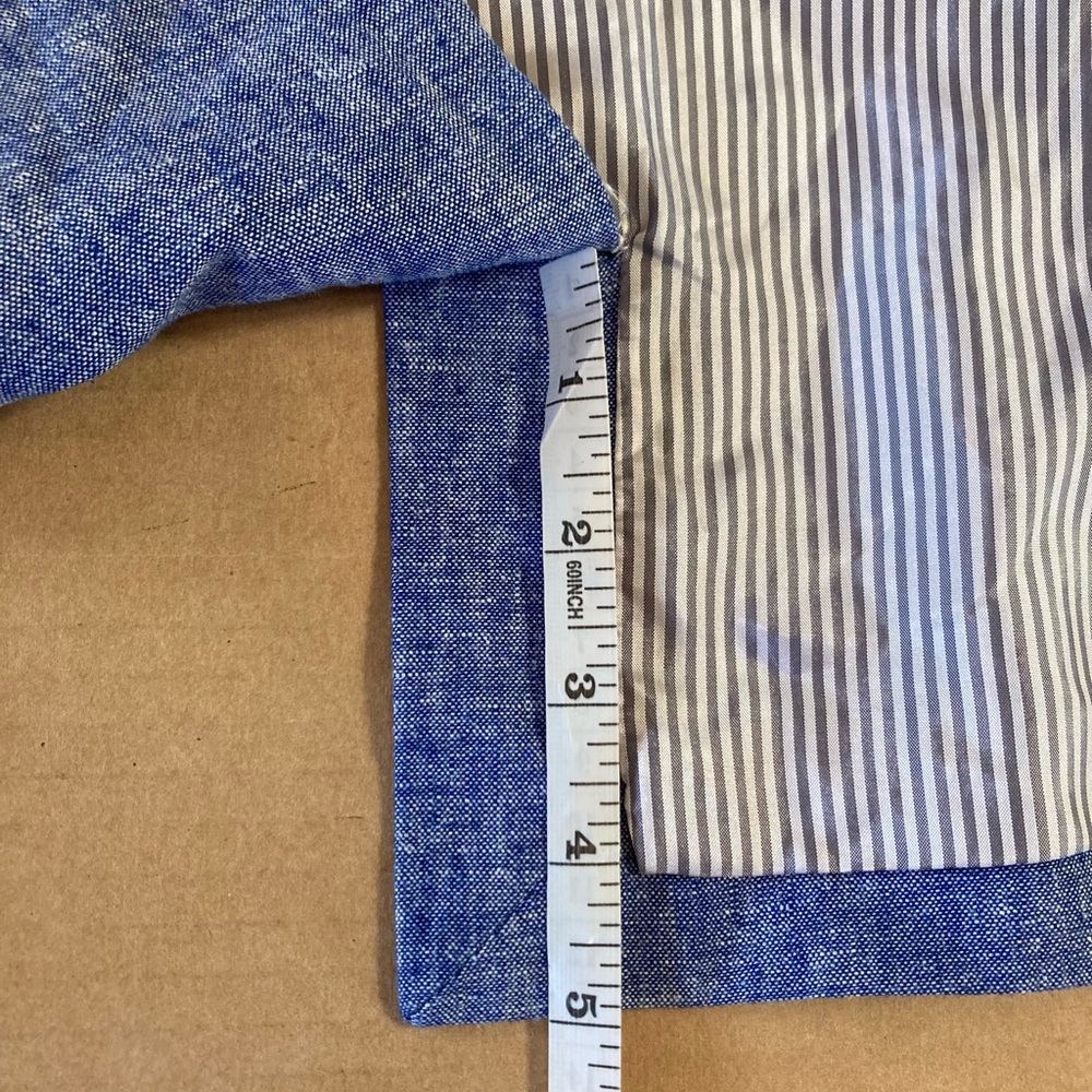 J Crew Chambray Linen Blazer size 00 - Picture 11 of 11